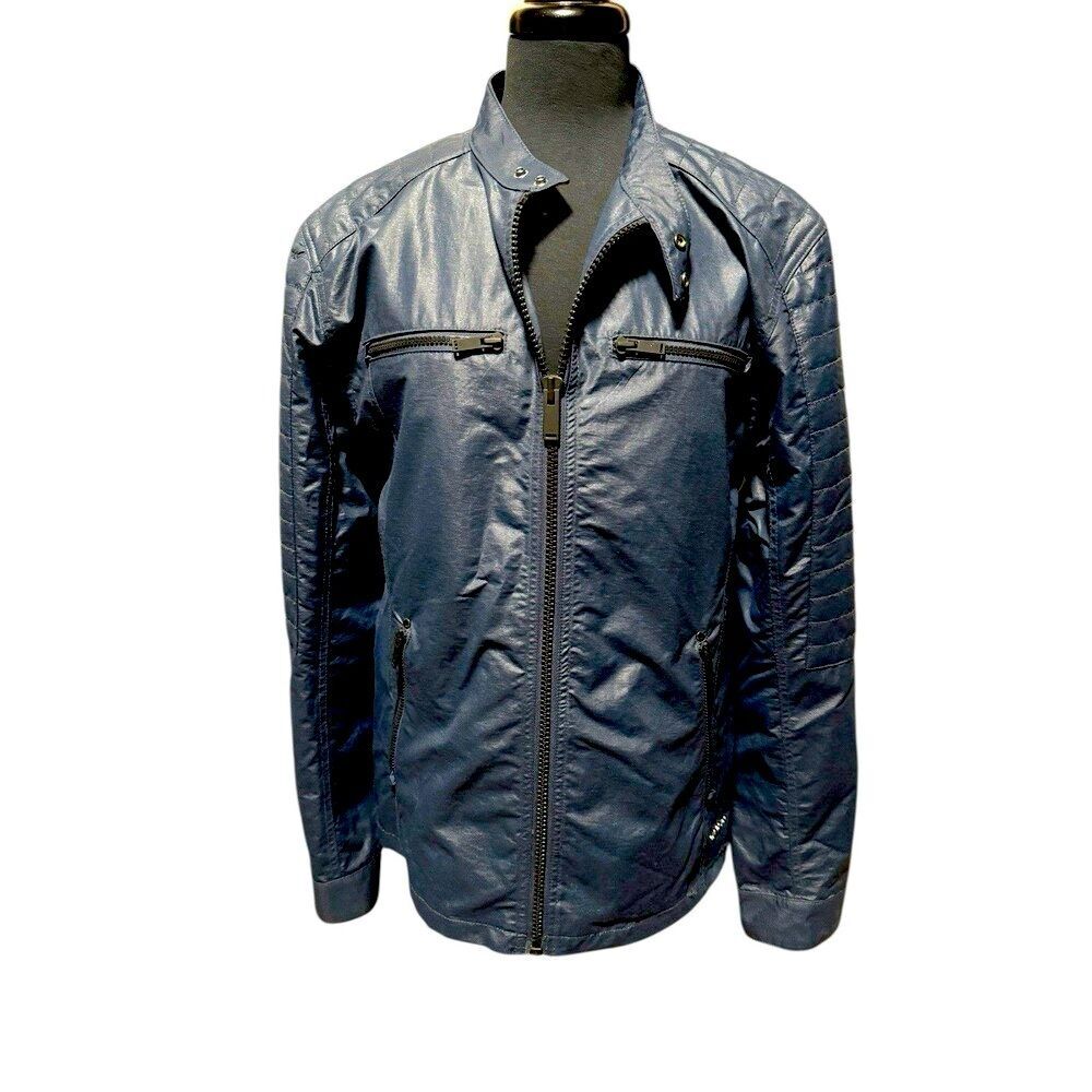 Calvin Klein Men’s Jacket Blue Size Large Rn 36543 Excellent Condition